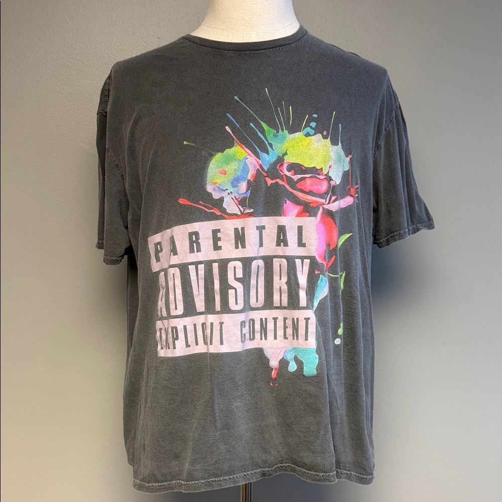Parental Advisory Explicit Content Graphic T-Shir… - image 1